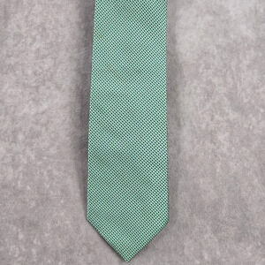 Stafford Green Blue Polka Dot Stripe‎ Geometric Executive Silk Neck Tie Men's